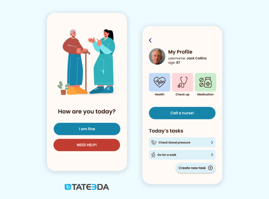 Elderly Care Mobile Application: Health Monitoring, Alerts, and Communication for Seniors